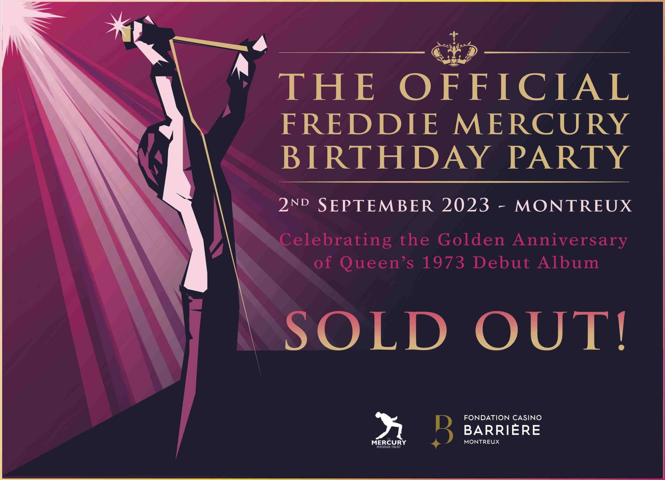 Freddie Mercury's 77th Anniversary Party hosted by the Mercury Phoenix Trust - SOLD OUT!